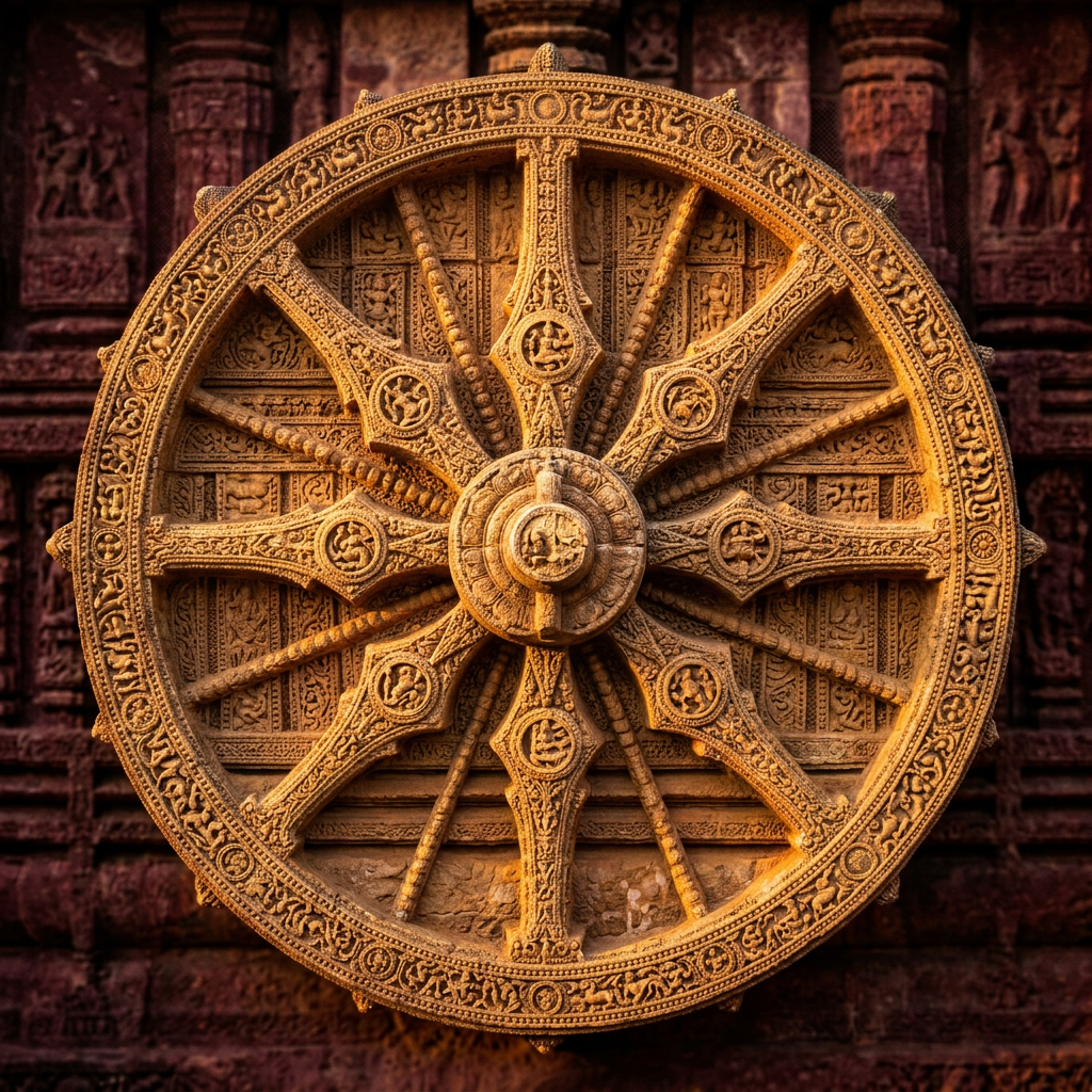 The Konark Sun Temple wheel